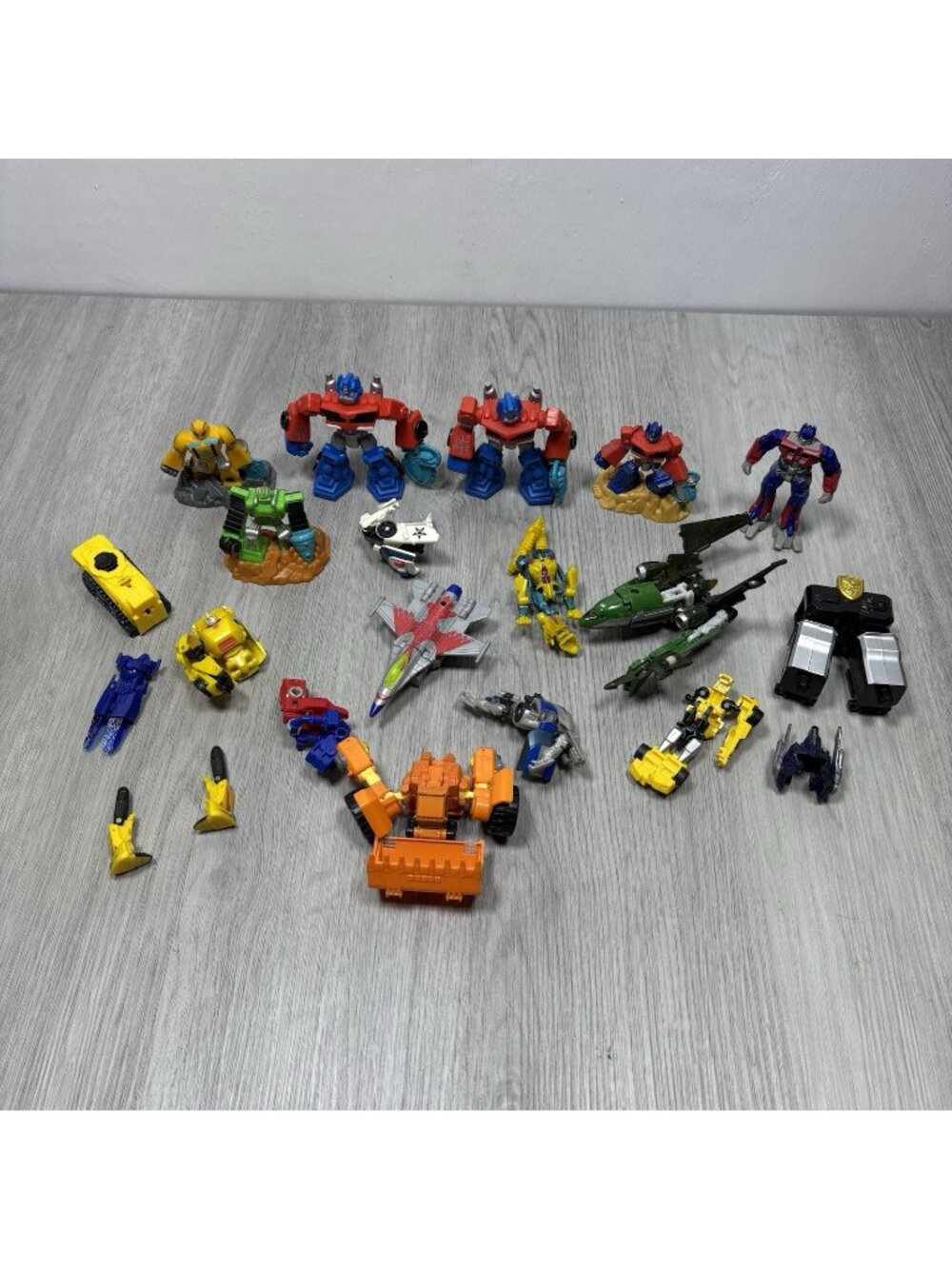 Transformers Lot Optimus Prime Action Figure Hasbro Complete Incomplete Parts